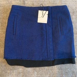 NWT Diane Von Furstenberg Kiki Boucle Tweed Skirt